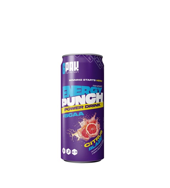 6PAK ENERGY PUNCH 250ml GRAPEFRUIT