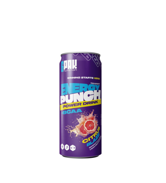 6PAK ENERGY PUNCH 250ml GRAPEFRUIT