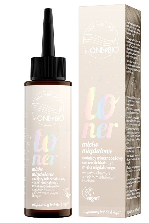 ONLYBIO  Hair in Balance Toner Mleko migdałowe 100 ml
