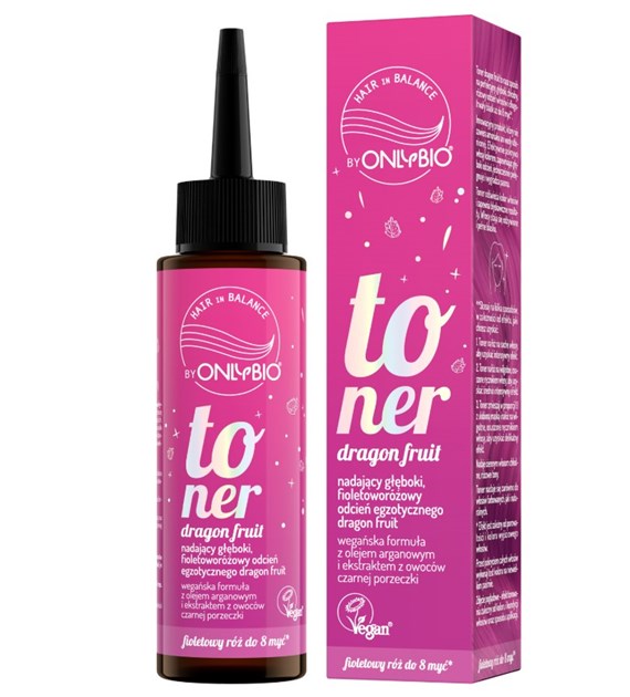 OnlyBio Hair in Balance Toner Dragon Fruit 100 ml   -  PROMOCJA