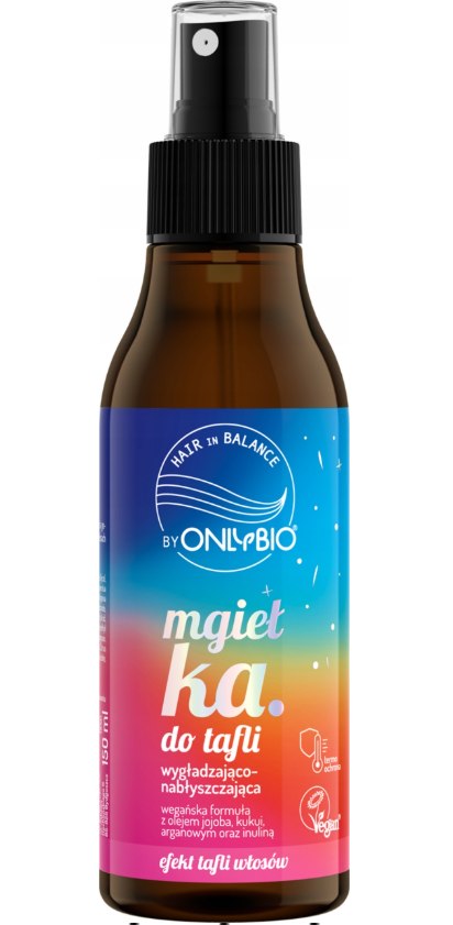 ONLYBIO  Hair in Balance Mgiełka do tafli wygładzająco-nabłyszczająca, 150 ml