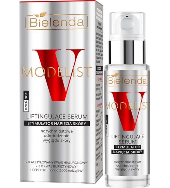 BIELENDA - V-MODELIST SERUM DO TWARZY 30ML LIFTINGUJĄCE STYMULATOR NAPIĘCIA SKÓRY
