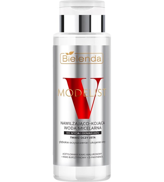 BIELENDA - V-MODELIST WODA MICELARNA 400ML RSZCZKOWY NAWILŻAJĄCO-KOJĄCA