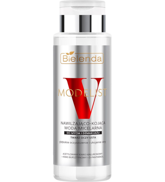 BIELENDA - V-MODELIST WODA MICELARNA 400ML RSZCZKOWY NAWILŻAJĄCO-KOJĄCA