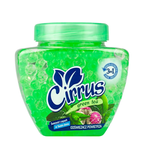 CIRRUS ODŚWIEŻACZ W ŻELU KULECZKI 250G GREEN TEA