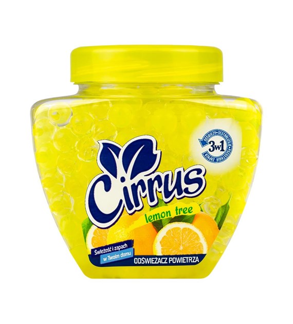 CIRRUS ODŚWIEŻACZ W ŻELU KULECZKI 250G  LEMON TREE