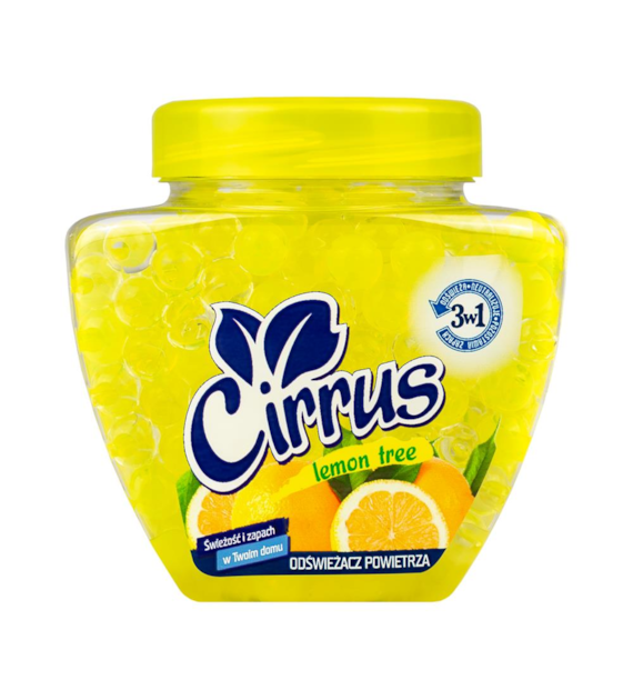CIRRUS ODŚWIEŻACZ W ŻELU KULECZKI 250G  LEMON TREE