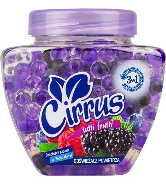 CIRRUS ODŚWIEŻACZ W ŻELU KULECZKI 250G  TUTTI FRUT