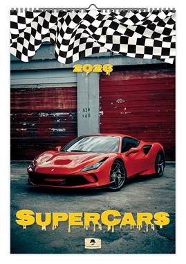 2026 KAL.ścienny Super Cars A3 VD17 /47X32/