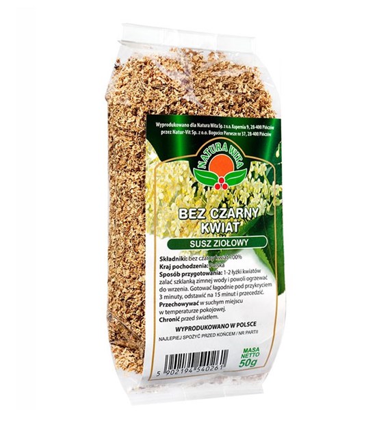 NATUR-VIT Bez czarny kwiat 50g