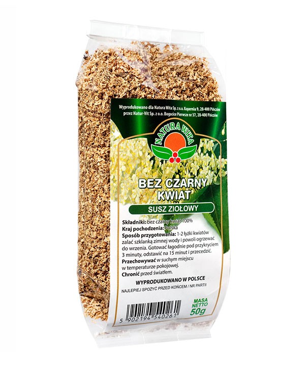 NATUR-VIT Bez czarny kwiat 50g