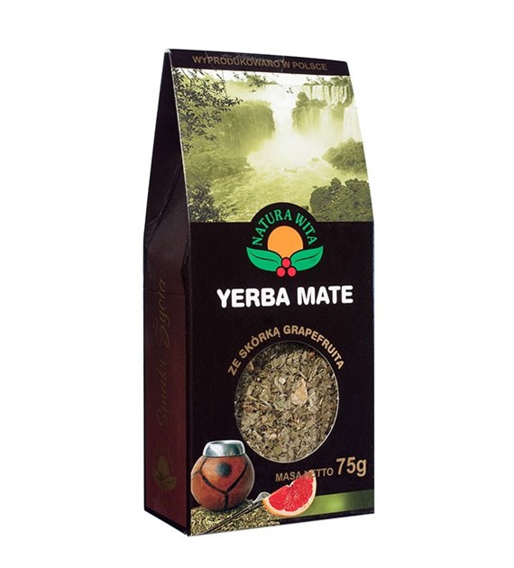 NATUR-VIT Herbata Yerba mate z grapefruitem 75g