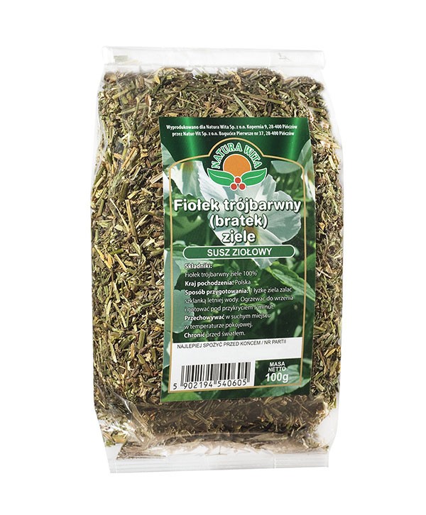 NATUR-VIT Fiołek trojbarwny bratek ziele 100g