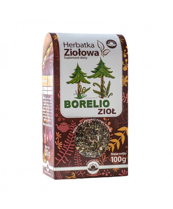 NATUR-VIT Herbatka ziołowa BORELIO ZIOŁ SUPLEMENT DIETY (poprzednia nazwa  STOP BORELIA ) 100g
