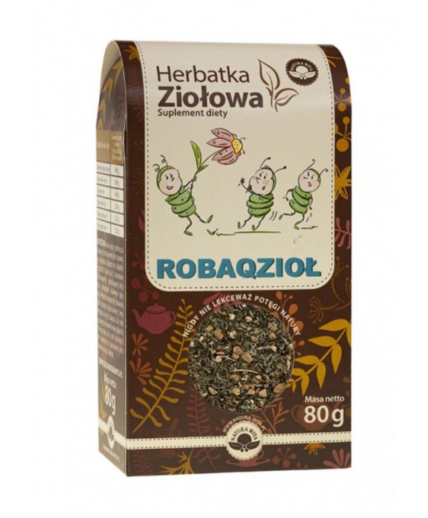 NATUR-VIT Herbatka ziołowa ROBAQZIOŁ SUPLEMENT DIETY (poprzednia nazwa STOP PASOŻYTOM) 80g