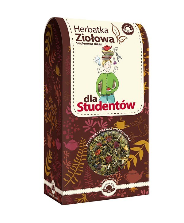 NATUR-VIT Herbatka ziołowa DLA STUDENTÓW SUPLEMENT DIETY 100g