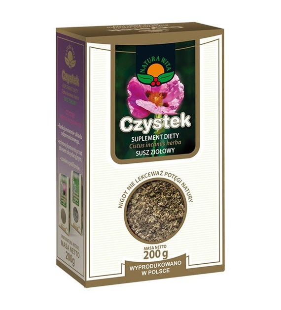 NATUR-VIT Czystek ziele SUPLEMENT DIETY 200g