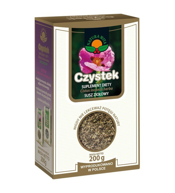 NATUR-VIT Czystek ziele SUPLEMENT DIETY 200g