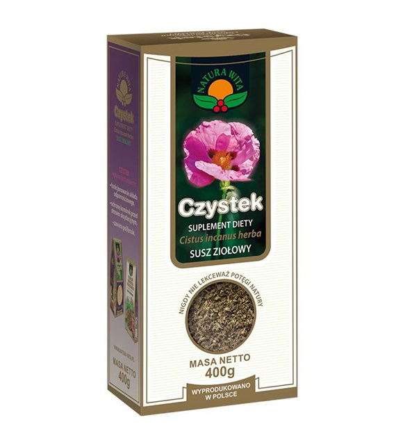 NATUR-VIT Czystek ziele SUPLEMENT DIETY 400g