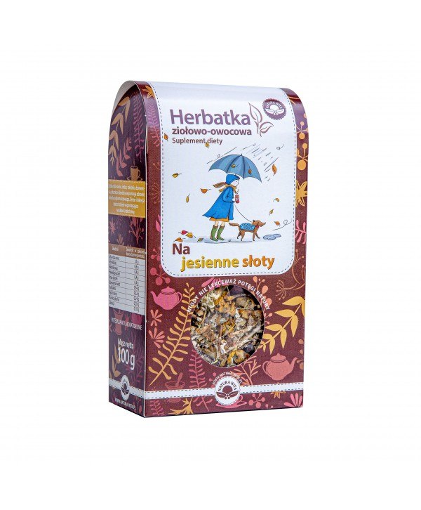 NATUR-VIT Herbatka owocowo-ziołowa NA JESIENNE SŁOTY SUPLEMENT DIETY 100g