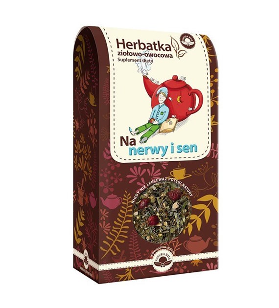 NATUR-VIT Herbatka owocowo-ziołowa NA NERWY I SEN SUPLEMENT DIETY 80g