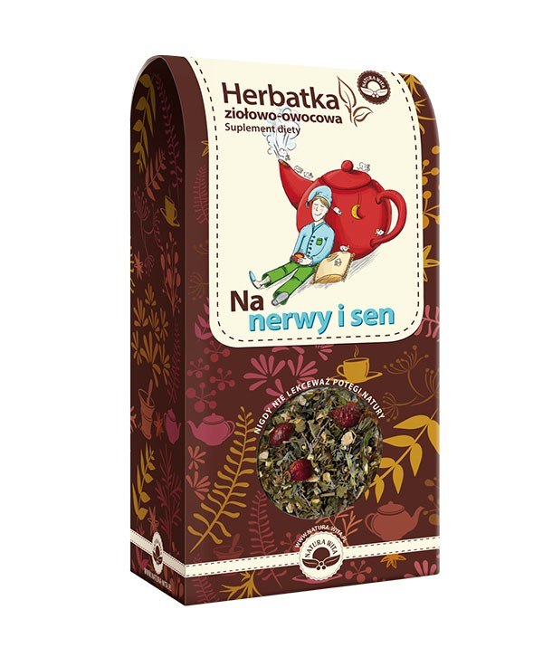 NATUR-VIT Herbatka owocowo-ziołowa NA NERWY I SEN SUPLEMENT DIETY 80g