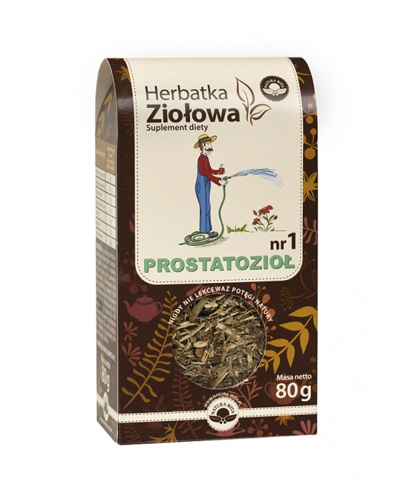 NATUR-VIT Herbatka ziołowa PROSTATOZIOŁ NR 1 SUPLEMENT DIETY(poprzednia nazwa NA PROSTATĘ NR 1) 80g
