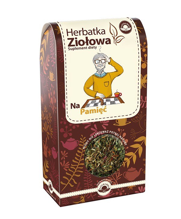 NATUR-VIT Herbatka ziołowa NA PAMIĘĆ SUPLEMENT DIETY 100g