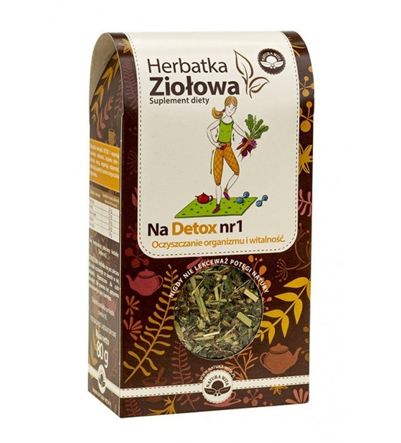 NATUR-VIT Herbatka ziołowa NA DETOX NR 1 OCZYSZCZANIE SUPLEMENT DIETY 80g