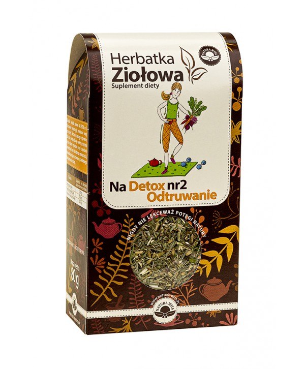 NATUR-VIT Herbatka ziołowa NA DETOX NR 2 ODTRUWAJĄCA SUPLEMENT DIETY 80g