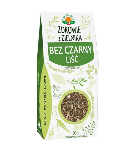 NATUR-VIT Bez czarny liść  50g
