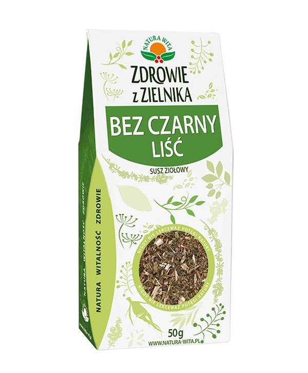 NATUR-VIT Bez czarny liść  50g