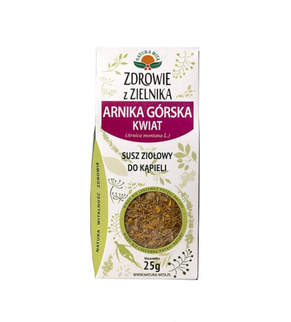 NATUR-VIT Arnika górska kwiat (do kąpieli) (pudełko) 25g