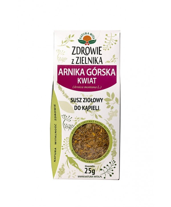 NATUR-VIT Arnika górska kwiat (do kąpieli) (pudełko) 25g