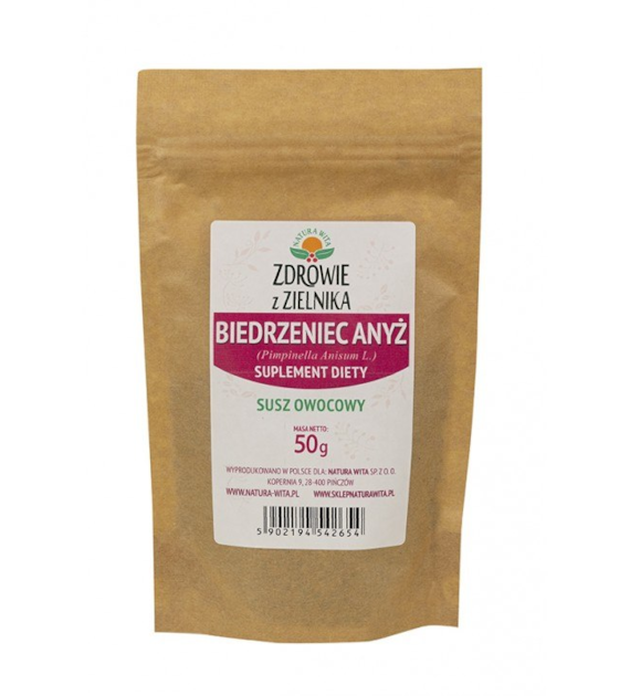 NATUR-VIT Biedrzeniec anyż SUPLEMENT DIETY 50g
