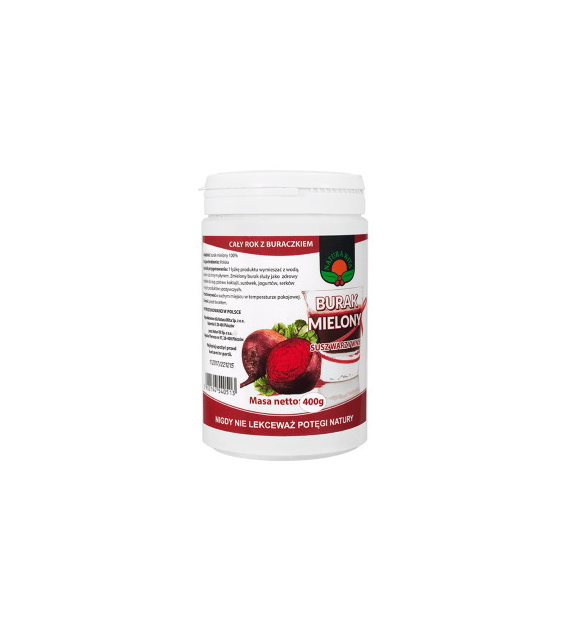 NATUR-VIT Burak czerwony mielony (w puszce) 400g