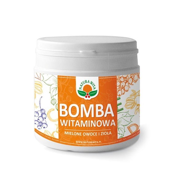 NATUR-VIT BOMBA WITAMINOWA mielone owoce i zioła (w puszce) 200g