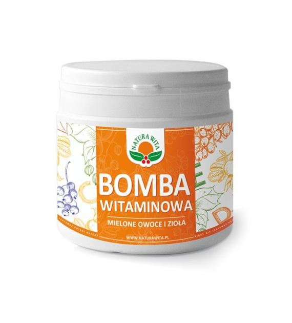 NATUR-VIT BOMBA WITAMINOWA mielone owoce i zioła (w puszce) 200g