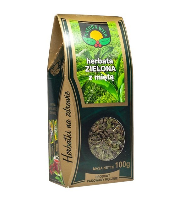 NATUR-VIT Herbata zielona z miętą 100g