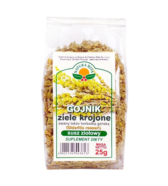 NATUR-VIT Gojnik ziele krojone SUPLEMENT DIETY 25g