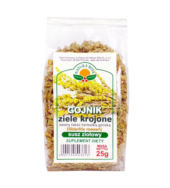 NATUR-VIT Gojnik ziele krojone SUPLEMENT DIETY 25g
