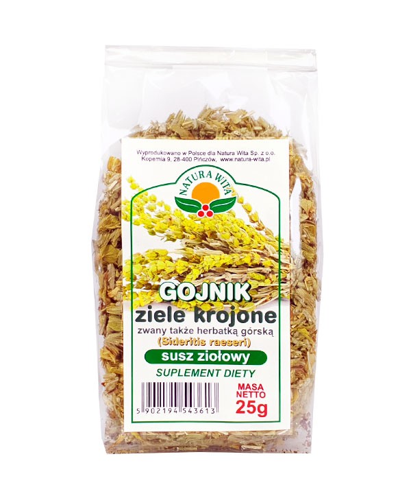 NATUR-VIT Gojnik ziele krojone SUPLEMENT DIETY 25g