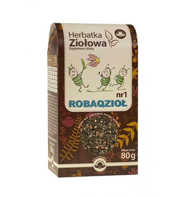 NATUR-VIT Herbatka ziołowa ROBAQZIOŁ NR 1 SUPLEMENT DIETY 80g