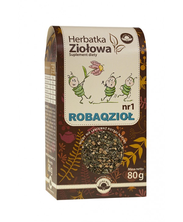 NATUR-VIT Herbatka ziołowa ROBAQZIOŁ NR 1 SUPLEMENT DIETY 80g