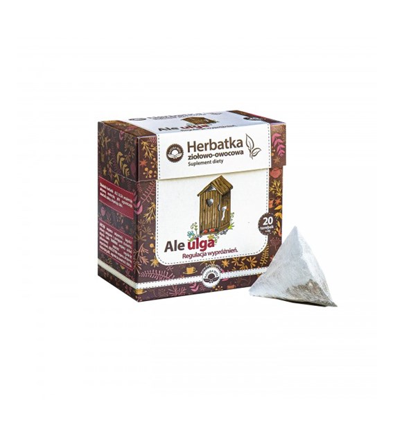 NATUR-VIT Herbatka ziołowo-owocowa ekspresowa ALE ULGA SUPLEMENT DIETY 20*2g=40g