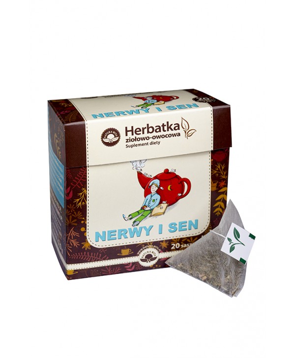 NATUR-VIT Herbatka owocowo-ziołowa ekspresowa NA NERWY I SEN SUPLEMENT DIETY 20*2g=40g