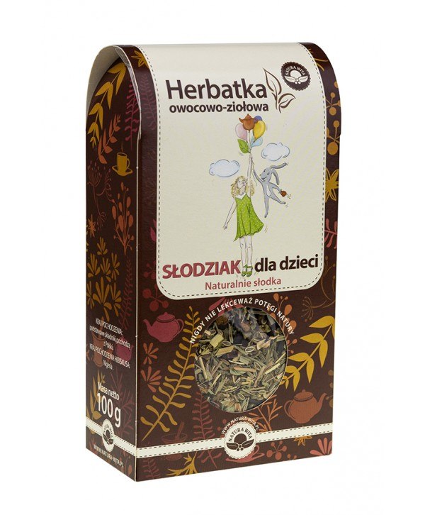 NATUR-VIT Herbatka owocowo-ziołowa SŁODZIAK DLA DZIECI Naturalnie słodka 100g