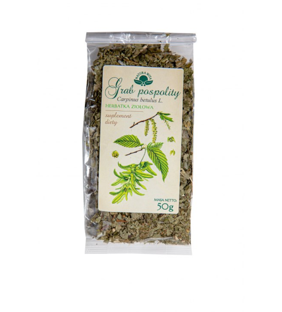 NATUR-VIT Grab pospolity (liść) SUPLEMENT DIETY 50g