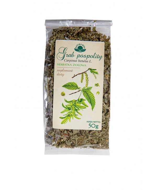 NATUR-VIT Grab pospolity (liść) SUPLEMENT DIETY 50g