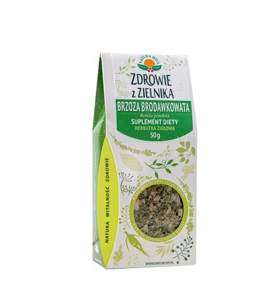 NATUR-VIT Brzoza brodawkowata liść SUPLEMENT DIETY 50g